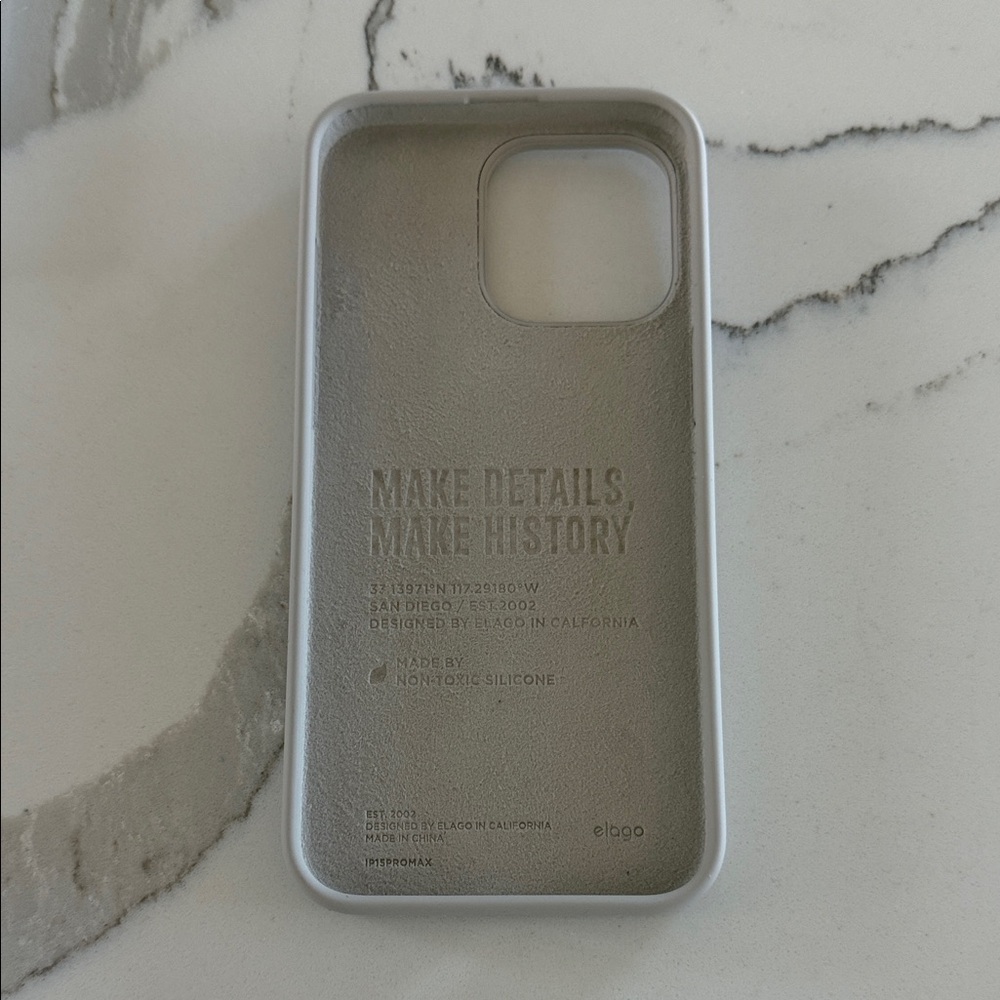 Gray/Stone Silicone Phone Case